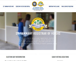 St.Tammany Parish Registrar of Voters - Covington, Slidell, Mandeville locations