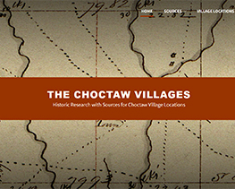 Research for Choctaw Indian Village Locations